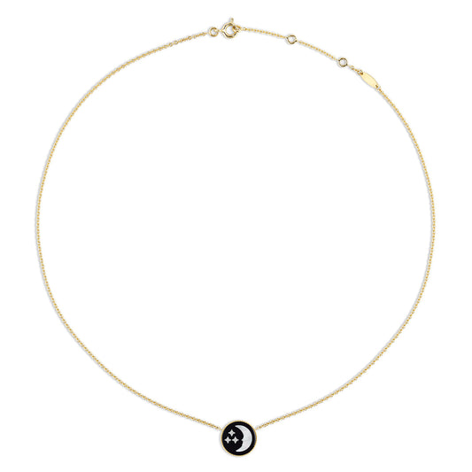 DA-JSAM95002 12mm round bead sun bolt chain pendant necklace