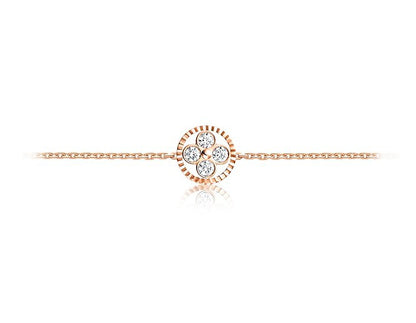 LV-Q95412 plum blossom dart round wide edge plum blossom bracelet