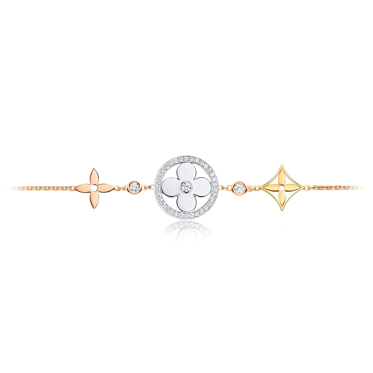 LV-Q95443 plum blossom dart round wide edge plum blossom bracelet