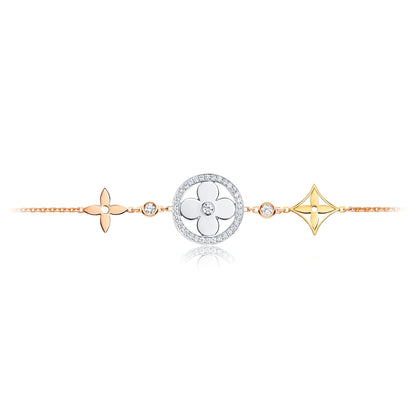 LV-Q95443 plum blossom dart round wide edge plum blossom bracelet