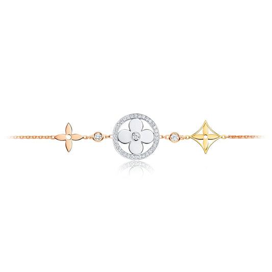 LV-Q95443 plum blossom dart round wide edge plum blossom bracelet