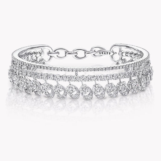 GLF-RGB480 three row diamond bracelet