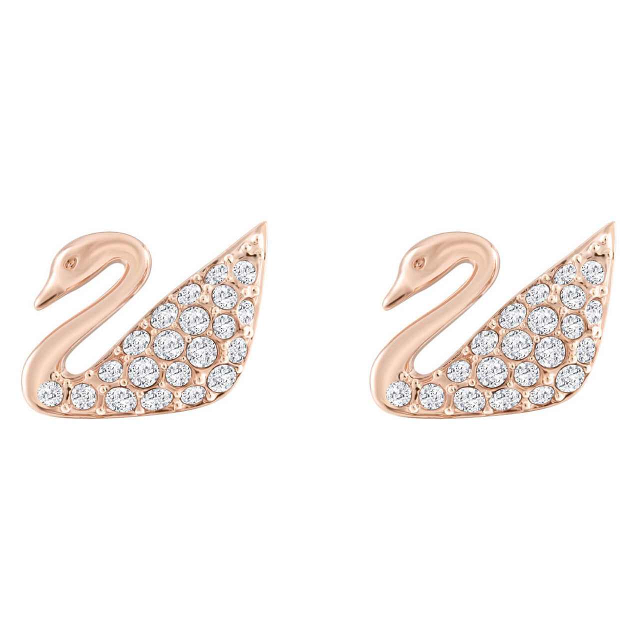 SHL-5144289 Swan, full diamond earrings