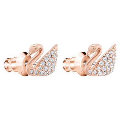 SHL-5144289 Swan, full diamond earrings