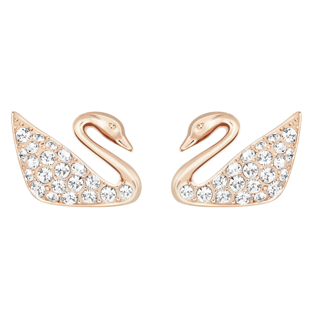 SHL-5144289 Swan, full diamond earrings