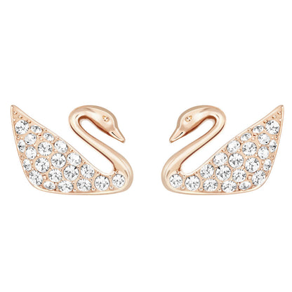 SHL-5144289 Swan, full diamond earrings
