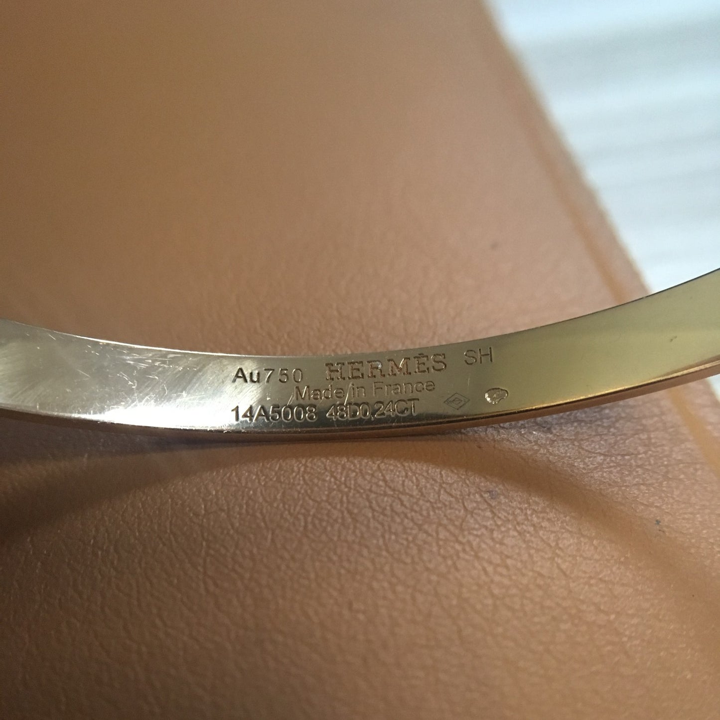 爱H仕-H115405B金字塔塔钻手镯17#