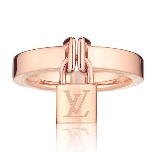 LV-Q9F66C lock, light gold ring