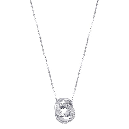 SHL-5240524 two rings, movable pendant