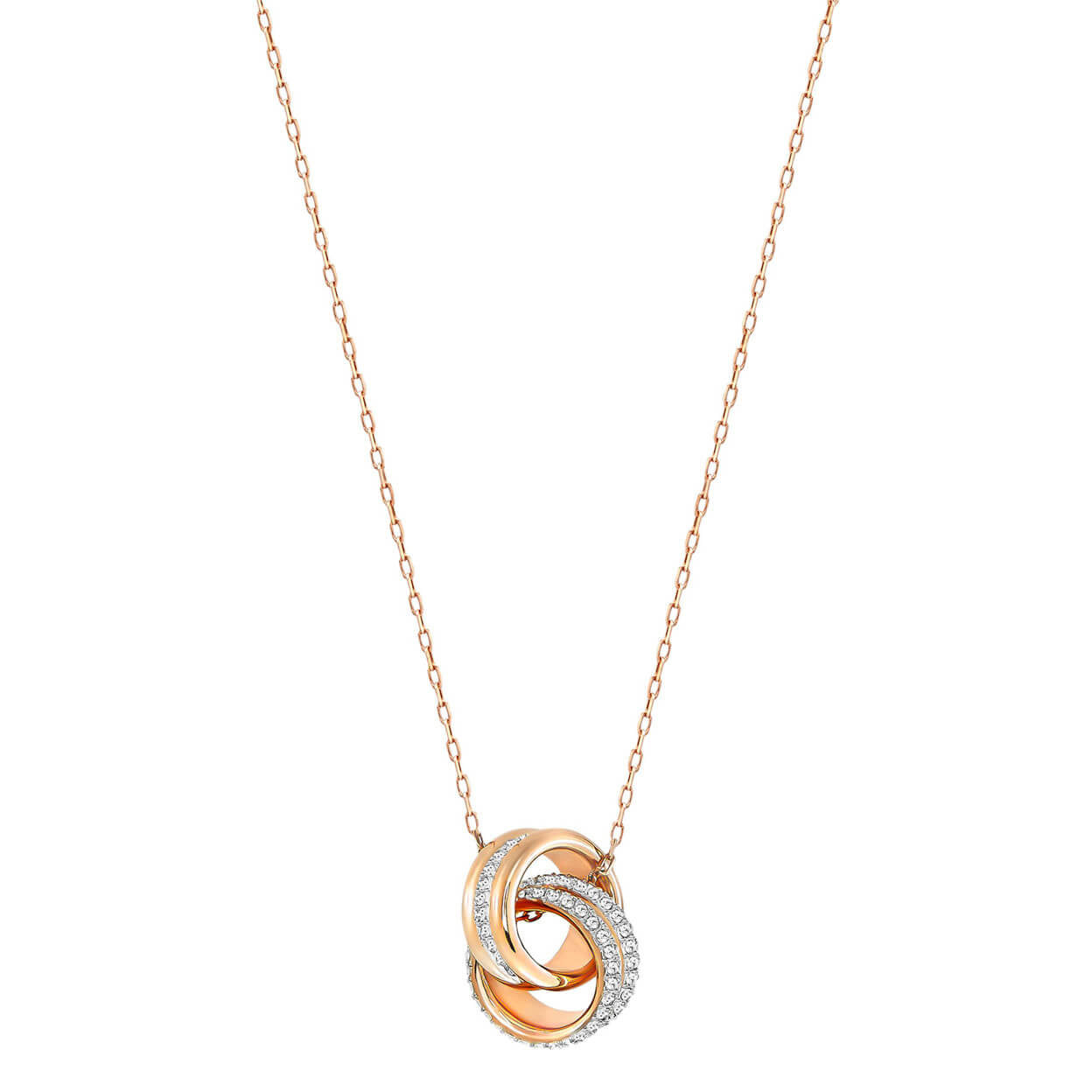 SHL-5240524 two rings, movable pendant