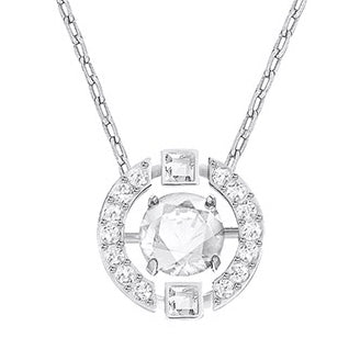SHL-5279425 round diamond chain pendant