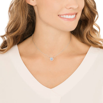 SHL-5279425 round diamond chain pendant