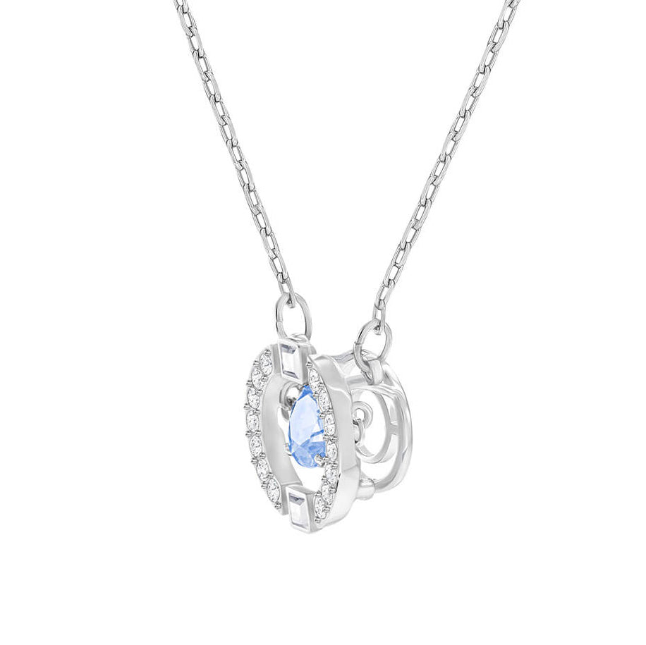 SHL-5279425 round diamond chain pendant