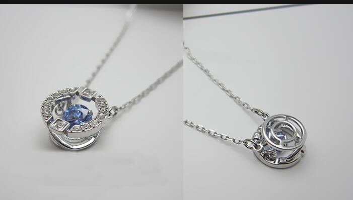 SHL-5279425 round diamond chain pendant