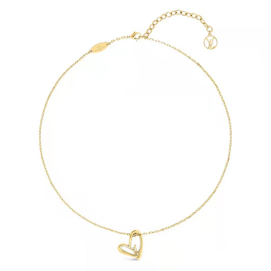 LV-M00465 heart-shaped necklace