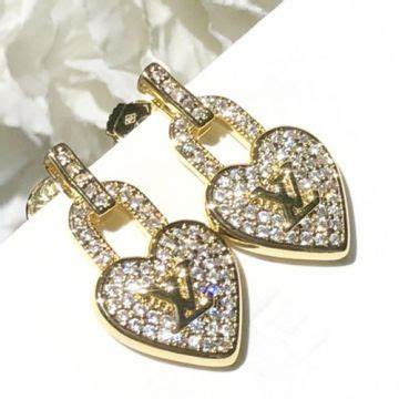 LV-Q592176 heart-shaped earrings, heart-shaped