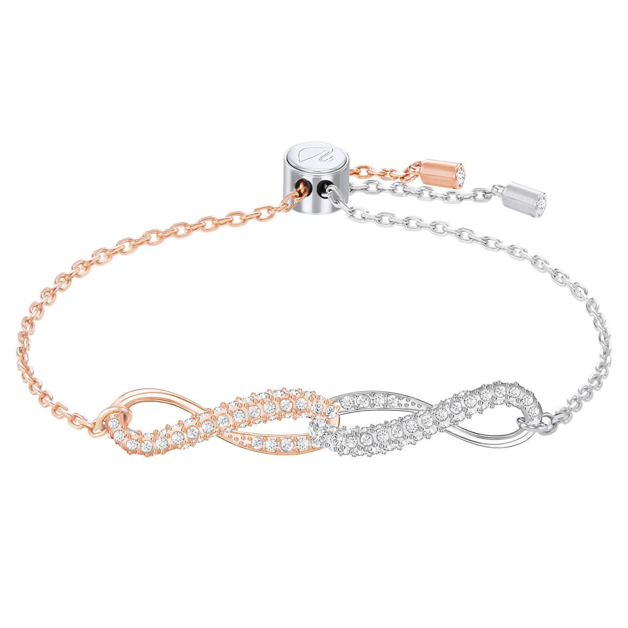 SHL-5354085 half diamond 8-character bracelet