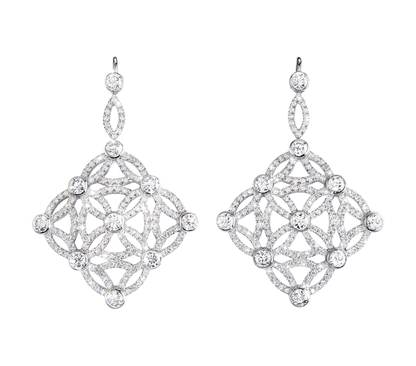BJ-G38L3C00 full marquise mosaic earrings