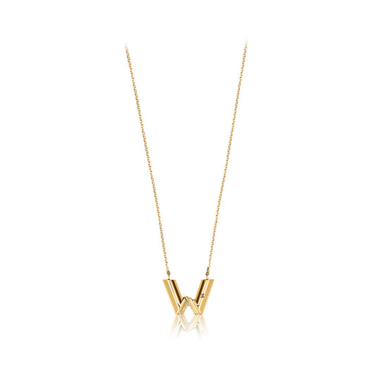 LV-M61078 letter W pendant
