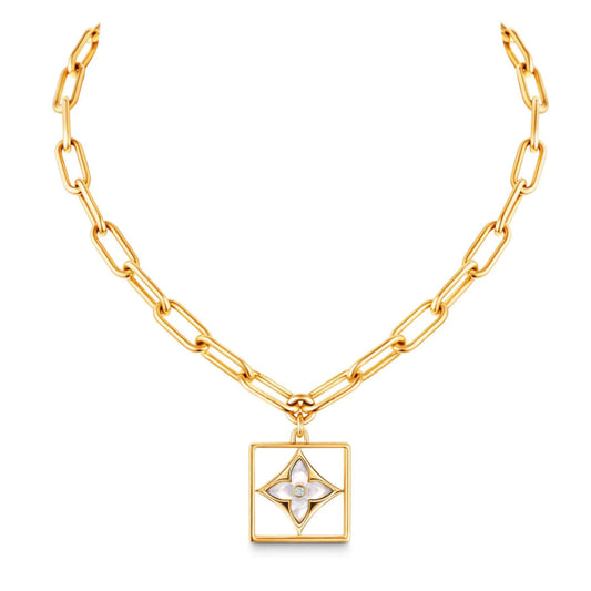 LV-Q94466 Plum Blossom Dart Necklace