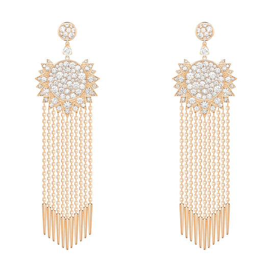 BJ-G38L9C00 sunflower earrings