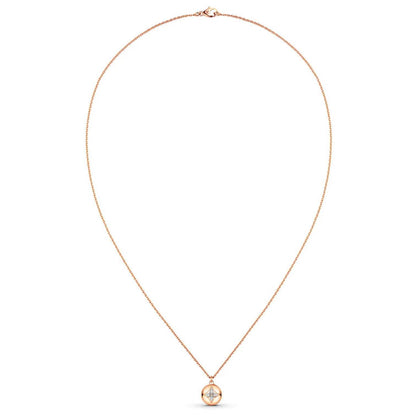 LV-Q93748 guest version all gold round plum blossom dart pendant