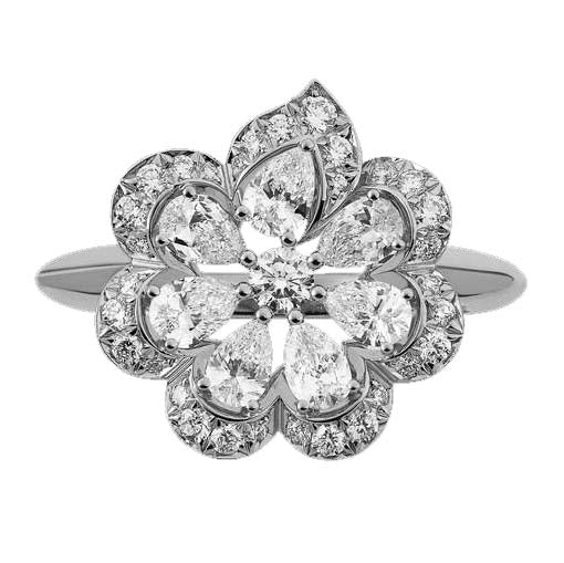 XB-828347-1010 water drop butterfly ring
