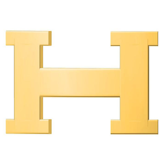 爱H仕-H245245光金平面H形皮带扣