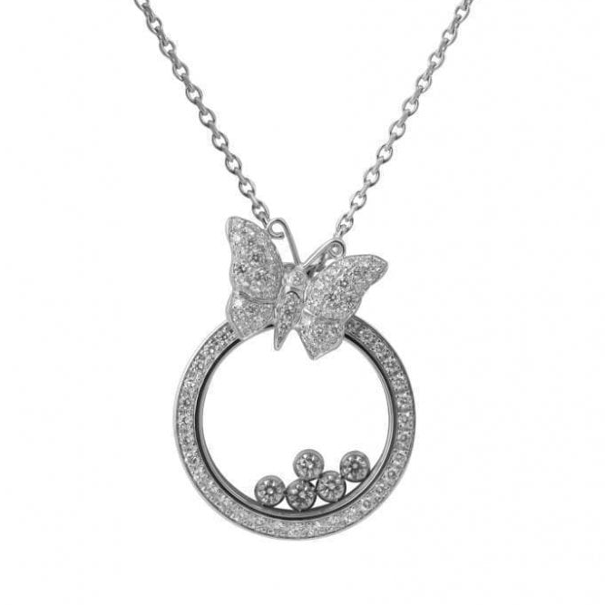 XB-XL803588 butterfly glass pendant