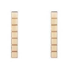 XB-837702-5001 plaid, light gold earrings