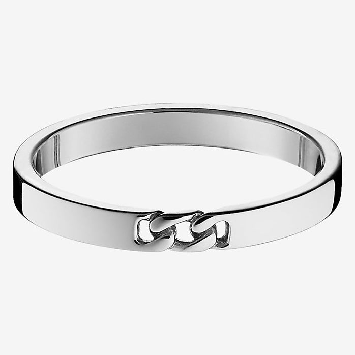 AHS-H116604B 2.8mm double diamond light gold couple ring 16#