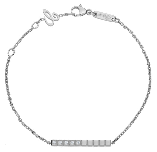 XB-857702-1002 Plaid Half Diamond Bracelet