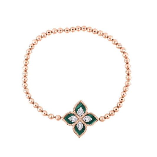 LBT-ADV777BR3033扭绳四叶草20mm、珠珠