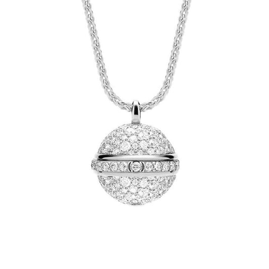 BJ-G33PF300 ball wave surface rotating necklace