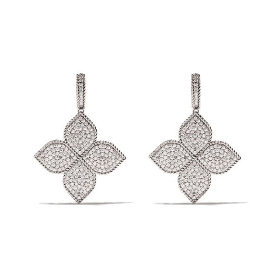 LBT-IT66879429扭绳四叶草满钻耳环