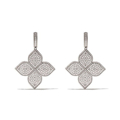 LBT-IT66879429扭绳四叶草满钻耳环