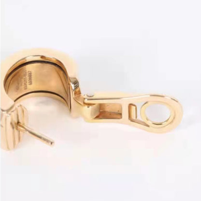 XB-ES134835 light gold thick letter ear clap