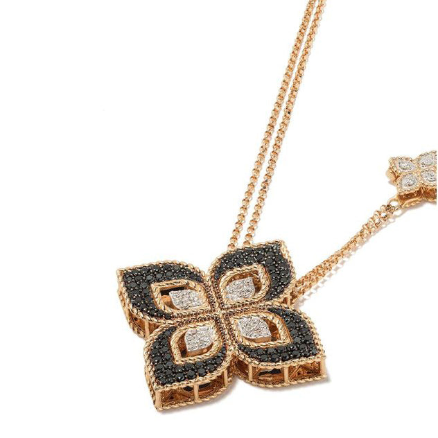 LBT-ADR777CL1050满钻四叶草公主花项链