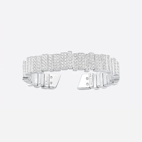 DA-JGEM94010 full diamond rectangular piece bracelet