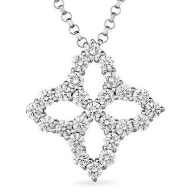 LBT-ADR888CL1496四叶镶钻花头飞标四叶草吊坠