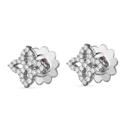 LBT-ADR888EA1496 10mm四叶镶钻花头、镂空镶钻飞镖系列耳钉