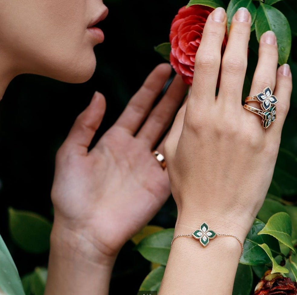 LBT-ADV888BR1837飞镖扭绳四叶草手链