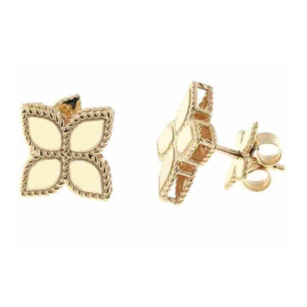 LBT-ZW564842 19mm扭绳四叶草耳环