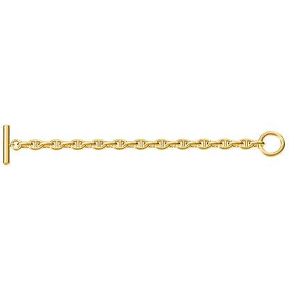 爱H仕-H331344B光金23个环日字手链（链长180mm）