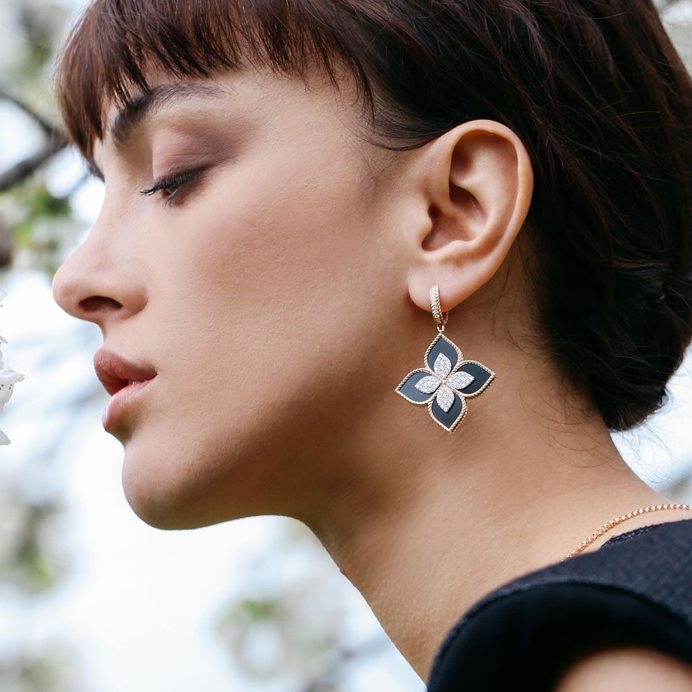 LBT-ADV888EA1839 25mm四叶草夹层版耳环