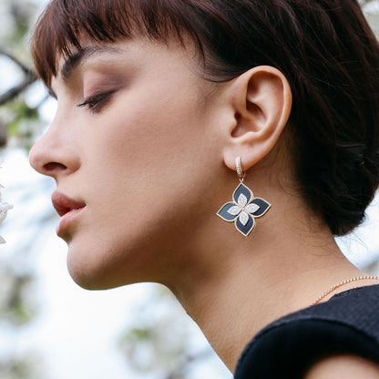 LBT-ADV888EA1839 25mm四叶草夹层版耳环