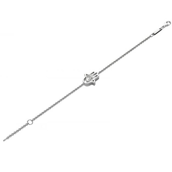 XB-857864-1001 light gold palm single diamond glass bracelet
