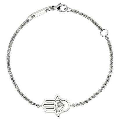 XB-857864-1001 light gold palm single diamond glass bracelet