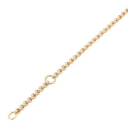 XB-857864-1001 light gold palm single diamond glass bracelet