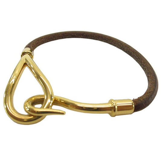 AiHshi-H302343 light gold leather rope bracelet